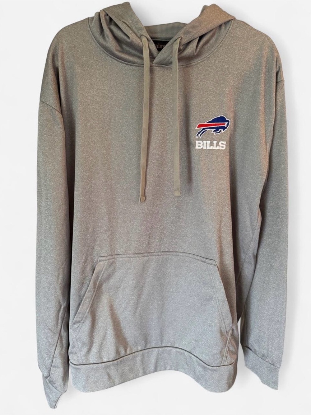 NWT Dunbrooke Buffalo Bills Men's Gray Pullover Hoodie XL